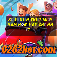 xổ số kiến thiết miền nam hôm nay chủ nhật