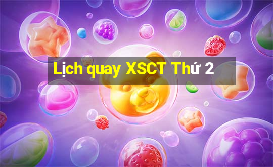 Lịch quay XSCT Thứ 2