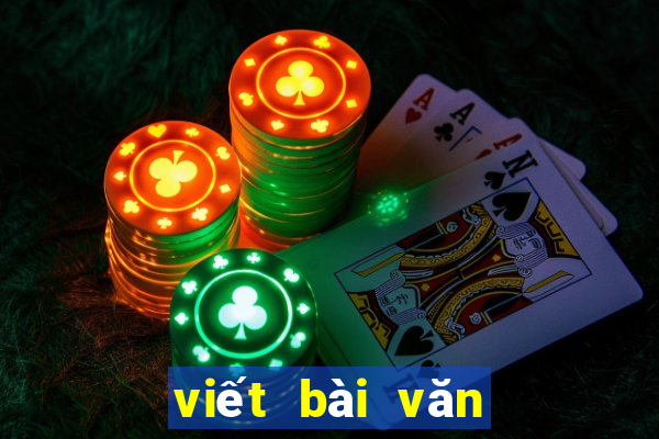 viết bài văn về nghiện game