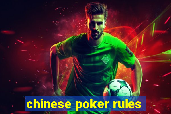 chinese poker rules