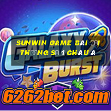 sunwin game bài đổi thưởng số 1 châu á