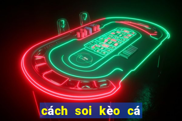 cách soi kèo cá độ bóng đá