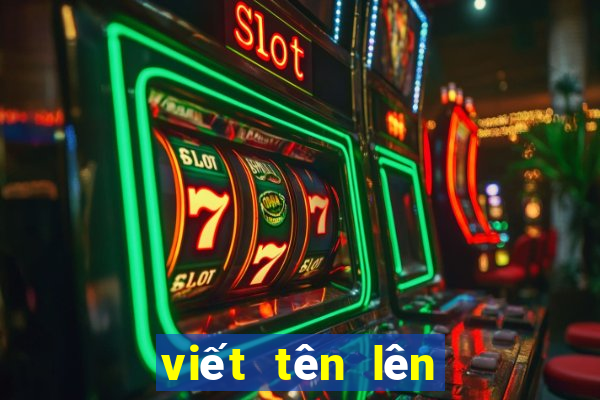 viết tên lên áo bóng đá online