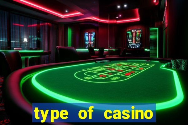 type of casino table games