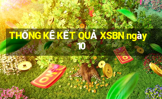 THỐNG KÊ KẾT QUẢ XSBN ngày 10