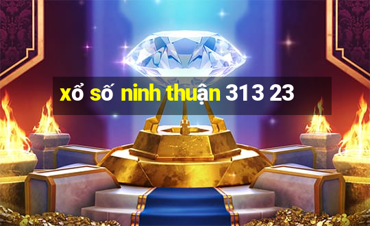 xổ số ninh thuận 31 3 23