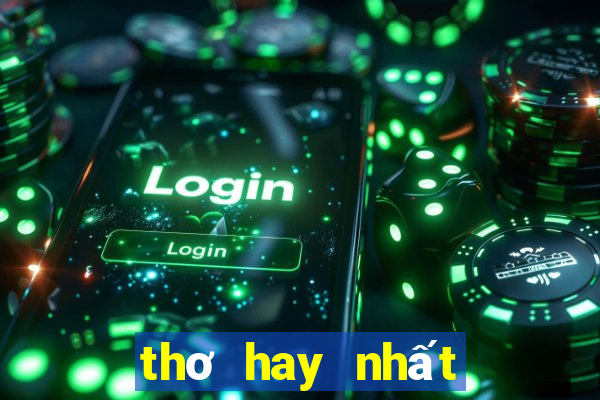 thơ hay nhất việt nam