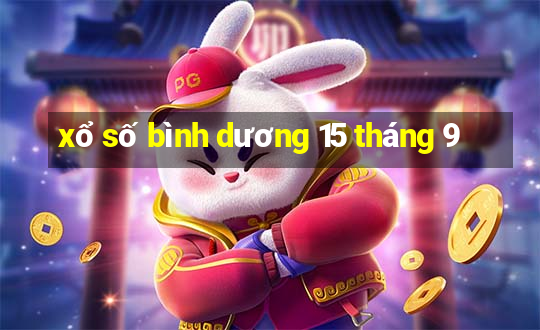 xổ số bình dương 15 tháng 9