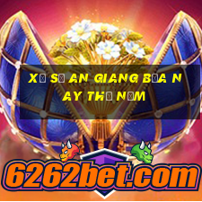 xổ số an giang bữa nay thứ năm