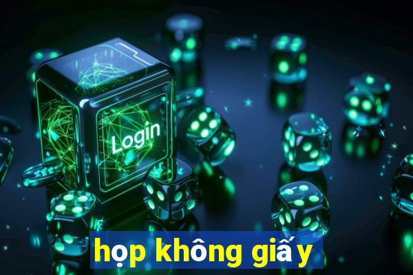 họp không giấy