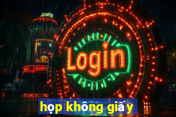 họp không giấy