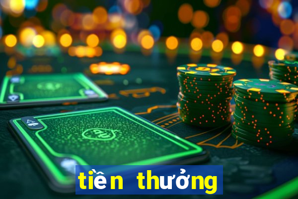 tiền thưởng xổ số