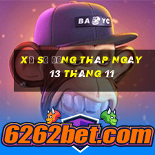 xổ số đồng tháp ngày 13 tháng 11