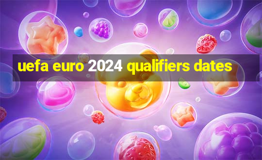 uefa euro 2024 qualifiers dates