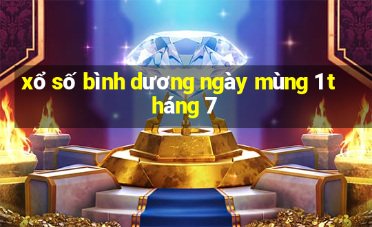 xổ số bình dương ngày mùng 1 tháng 7