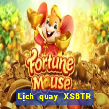 Lịch quay XSBTR ngày 22