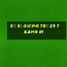 xổ số quảng trị 25 tháng 01