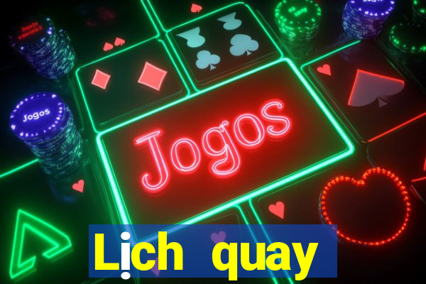 Lịch quay XSBINGO18 Thứ 5