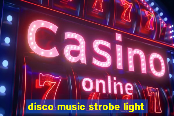 disco music strobe light