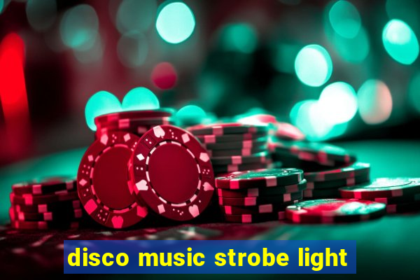 disco music strobe light