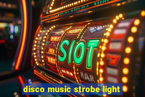 disco music strobe light