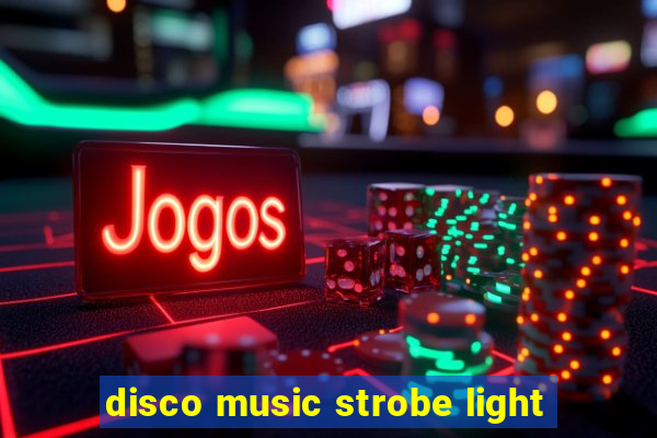 disco music strobe light