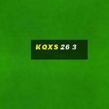 kqxs 26 3