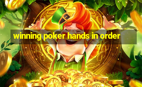 winning poker hands in order