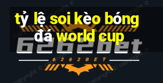 tỷ lệ soi kèo bóng đá world cup