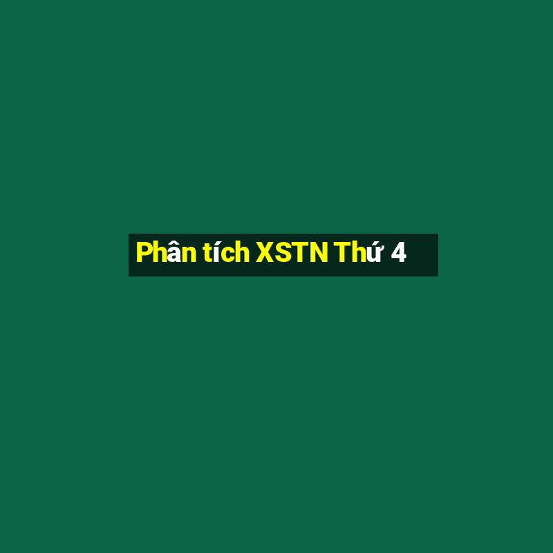 Phân tích XSTN Thứ 4