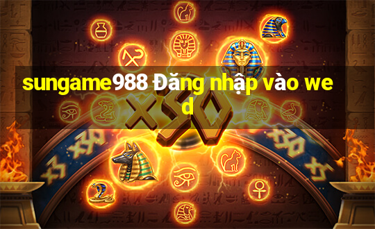 sungame988 Đăng nhập vào wed