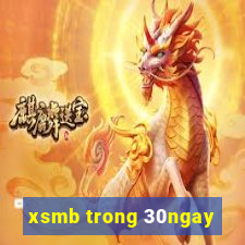 xsmb trong 30ngay