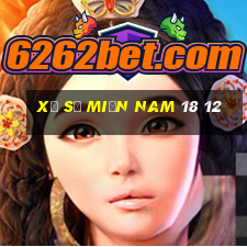 xổ số miền nam 18 12