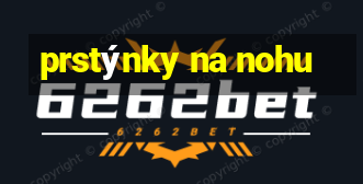 prstýnky na nohu