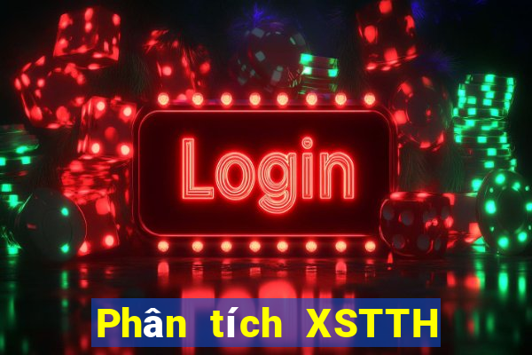 Phân tích XSTTH ngày 1