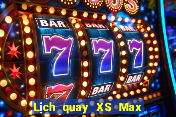 Lịch quay XS Max 4D ngày 7