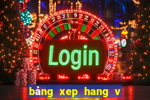 bảng xep hang v league 2023