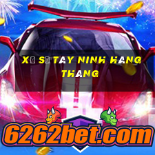 xổ số tây ninh hàng tháng