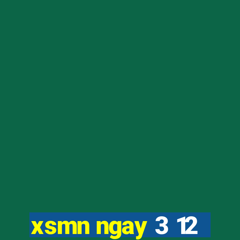 xsmn ngay 3 12