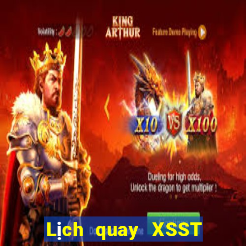 Lịch quay XSST Thứ 2