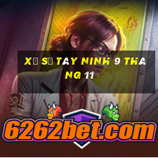 xổ số tây ninh 9 tháng 11