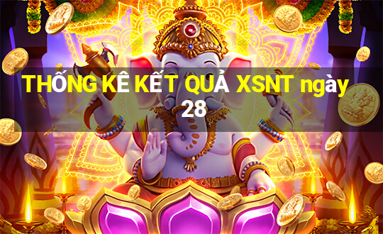 THỐNG KÊ KẾT QUẢ XSNT ngày 28