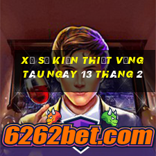 xổ số kiến thiết vũng tàu ngày 13 tháng 2