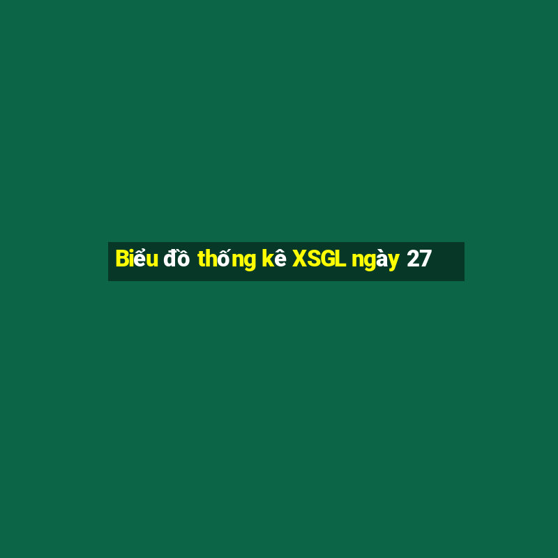 Biểu đồ thống kê XSGL ngày 27