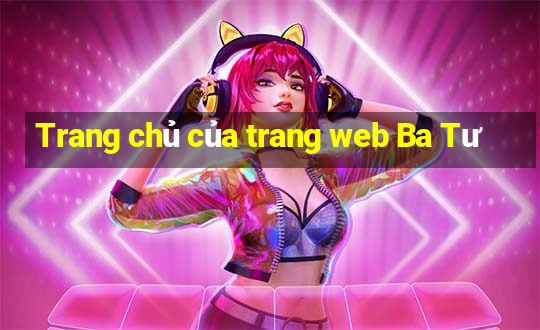 Trang chủ của trang web Ba Tư