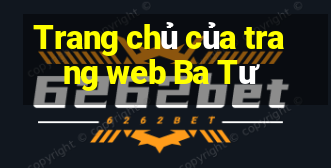 Trang chủ của trang web Ba Tư