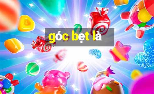 góc bẹt là