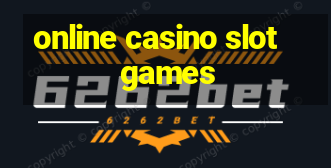 online casino slot games