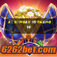 xổ số ngày 15 tháng 10