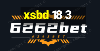 xsbd 18 3